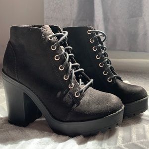 platform ankle boots